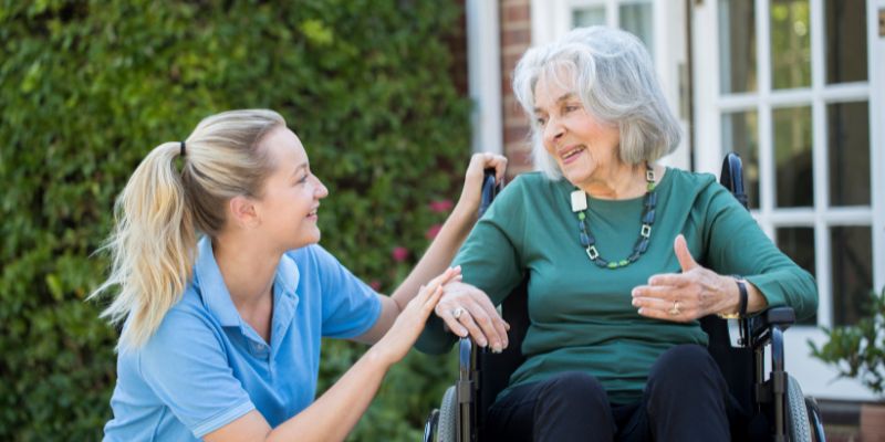 residents at a care home in Edinburgh