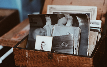 Old Photographs in Box