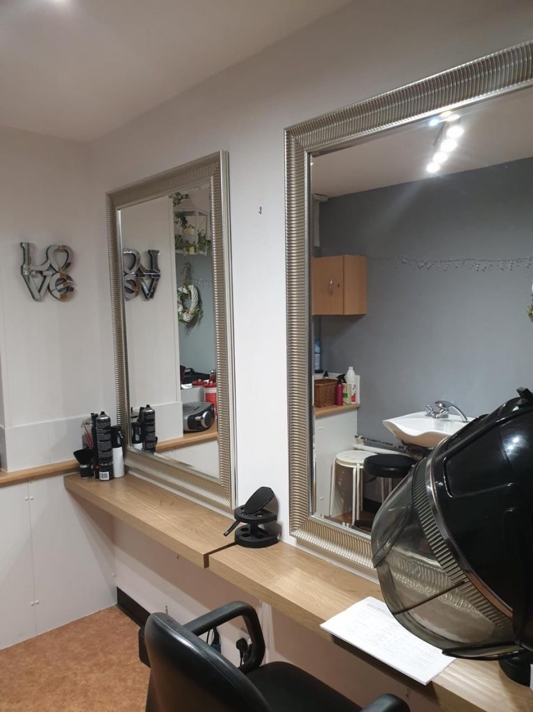 Hairdressing Station at Salon