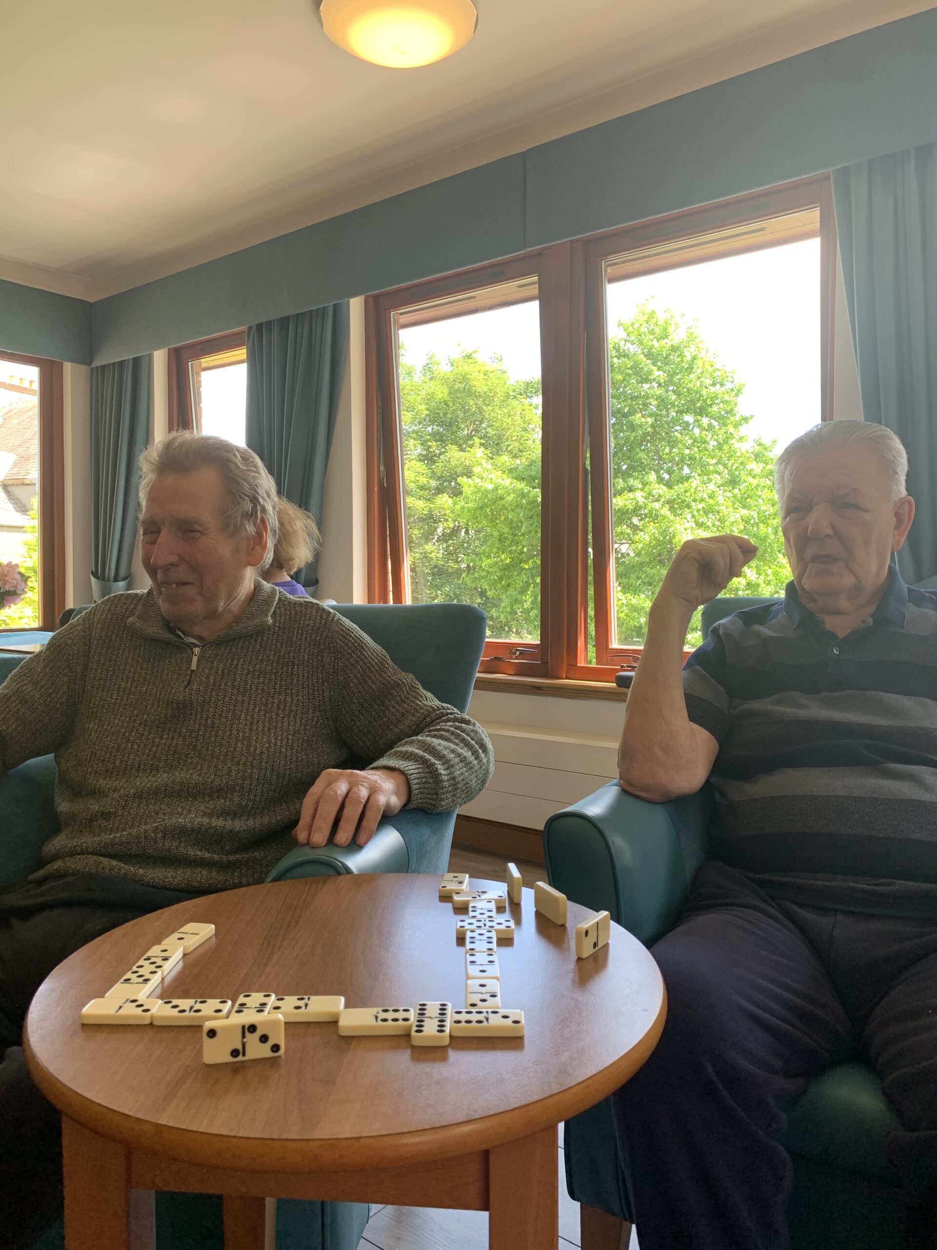 Residents Playing Dominos